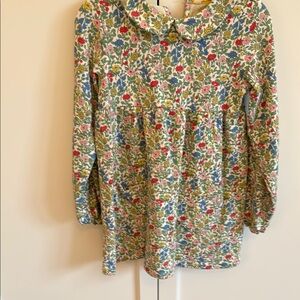 Mini Boden Floral Kids Dress - Multicolor